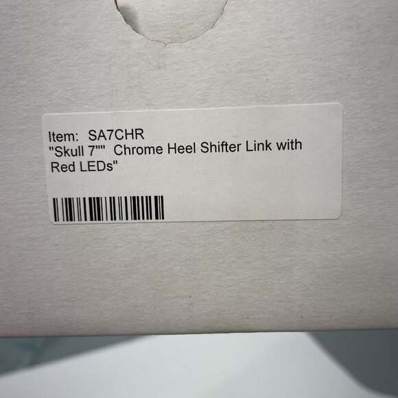 Custom Dynamics Heel Shifter Gear Shift Chrome Skulls LED for Harley Davidson - Picture 6 of 8